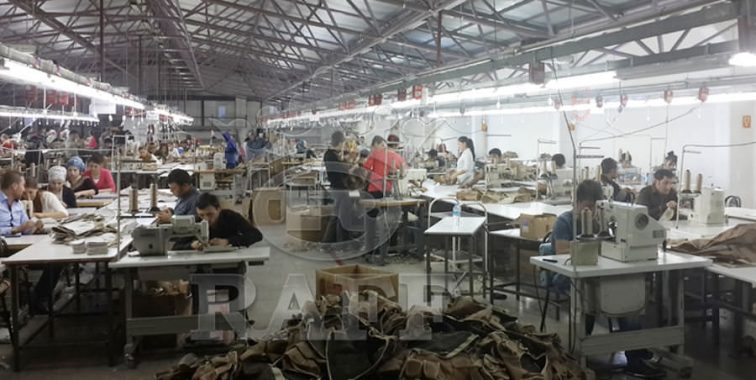 raff military textile PRODUCTION